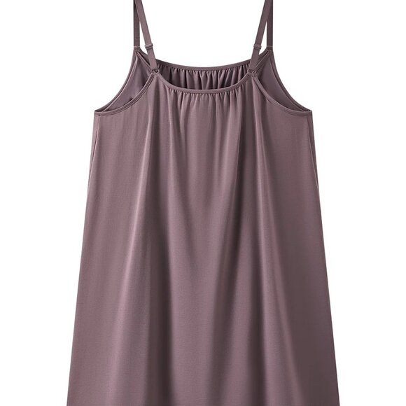NEW 🎁 Soft Bust Support Chemise by UNDERSTANCE In Sparrow size Medium - Picture 5 of 7